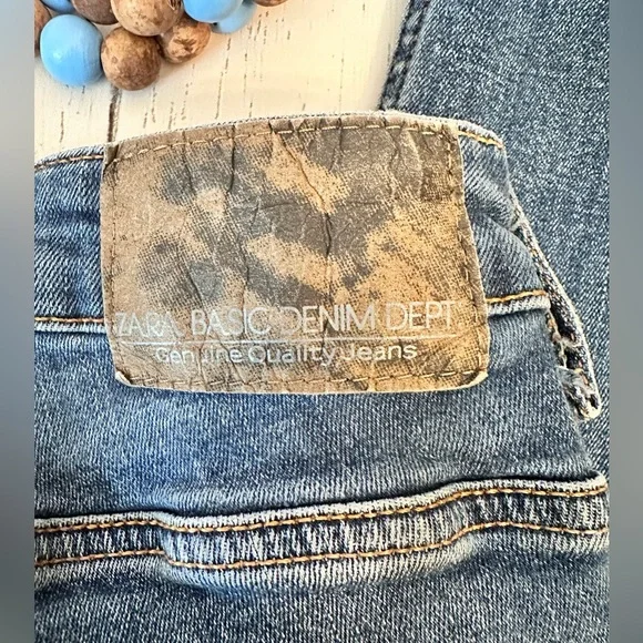 Jeans Zara Women’s Basic Denim Rag  Bone  Stretchy.Size 6 - Picture 4 of 14